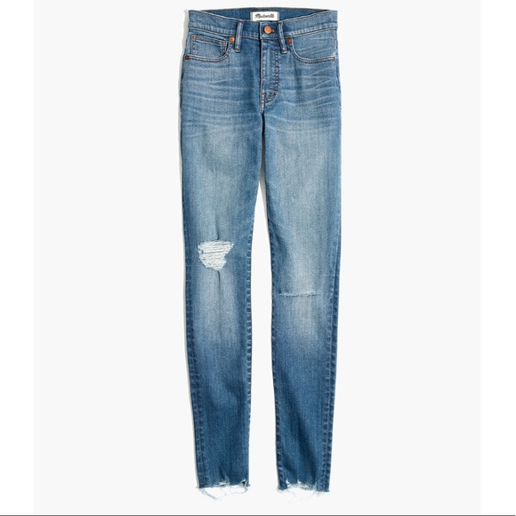 Size 26 9” Mid Rise Skinny Madewell Jeans - Picture 2 of 4
